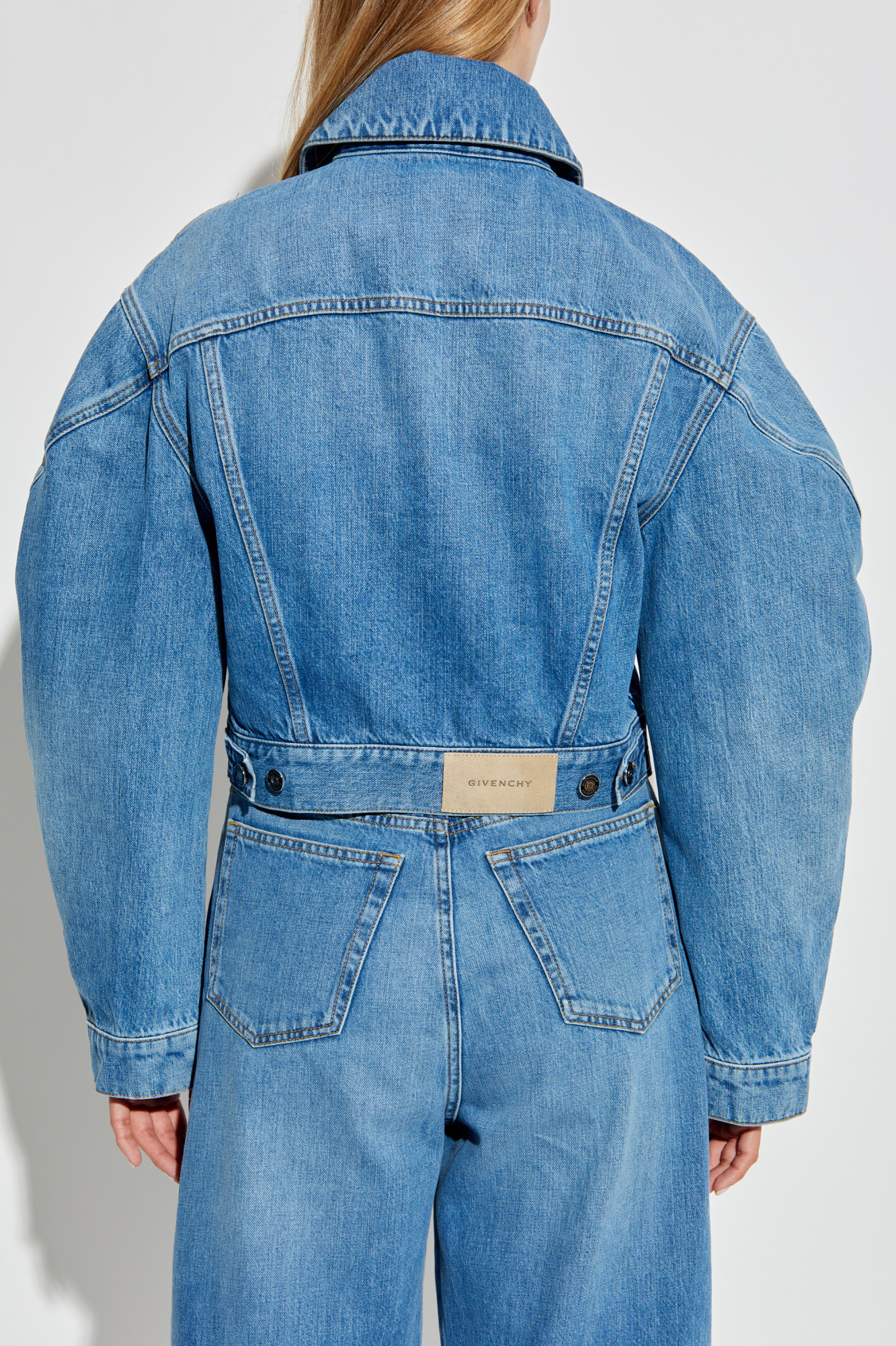 ジャケット Givenchy Cinched Jacket In Denim Givenchy Denim Jacket | italist